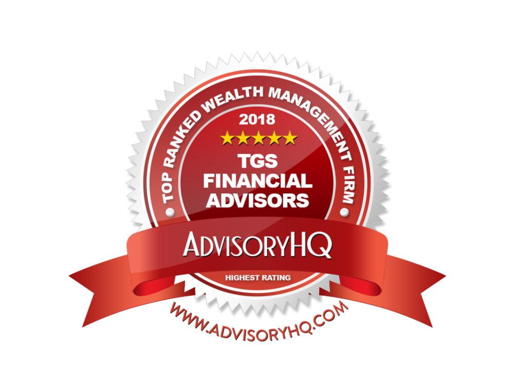 2018 award emblem TGS Financial Advisors